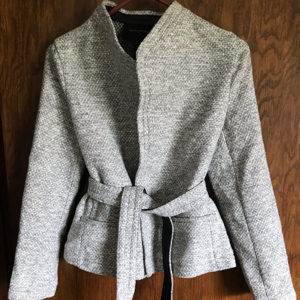 Banana Republic Women’s Size 2 Blazer - Grey NWT